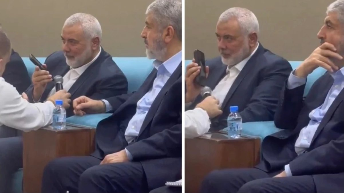 Erdoğan’dan taziye telefonu alan Hamas liderinin görüşme anı görüntüleri ortaya çıktı