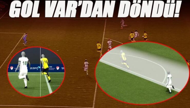 Konyaspor – Fenerbahçe maçına damga vuran ofsayt pozisyonu! Gol VAR’dan döndü
